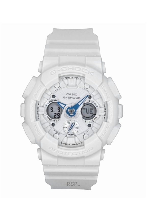 G-Shock Analog Digital Bio-Based Resin White Dial Quartz GMA-S120SA-7A2 200M Women's Watch