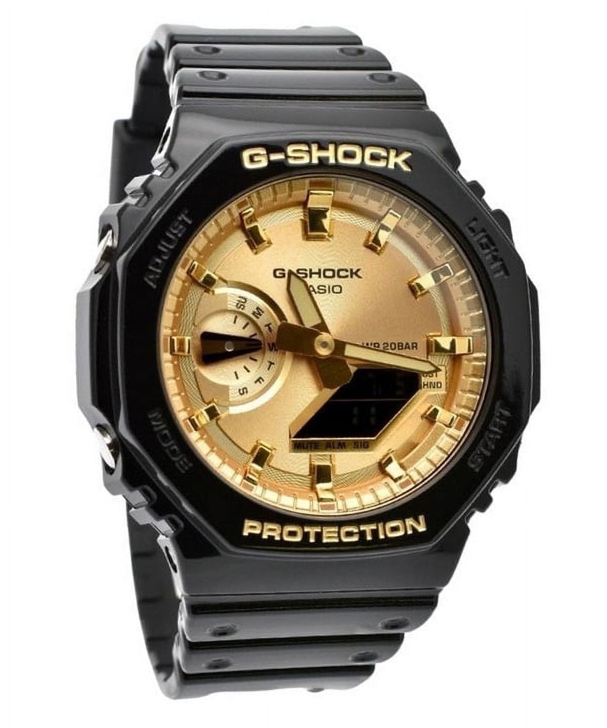 Casio G-Shock Analog Digital Black And Gold Color Resin