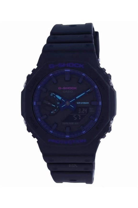 G-Shock Analog Digital Black Dial Quartz GA-2100VB-1A GA2100VB-1 200M Men's Watch