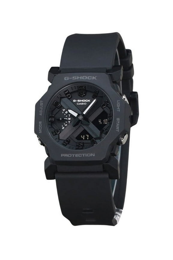 G-Shock Analog Digital Black Resin Black Dial Quartz GA-2300-1A 200M Men's Watch