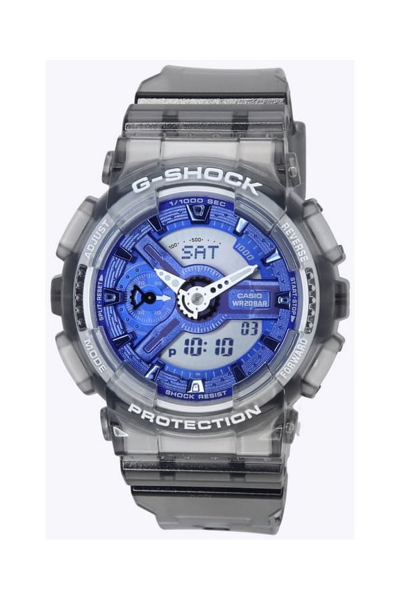G-Shock Analog Digital Blue Dial Quartz GMA-S110TB-8A 200M Women's Watch