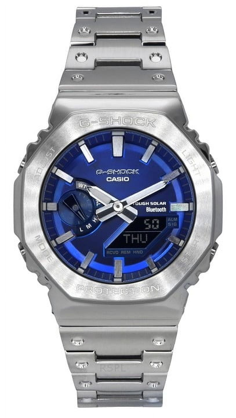 Casio G-Shock Analog Digital Full Metal Smartphone Link Blue Dial