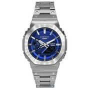 Casio G-Shock Analog Digital Full Metal Smartphone Link Blue Dial Solar GM-B2100AD-2A 200M Mens Watch