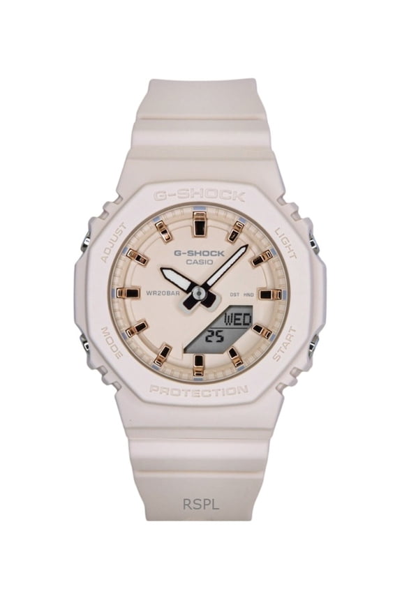 G-Shock Analog Digital Resin Strap Beige Dial Quartz GMA-P2100M-4A 200M Women's Watch