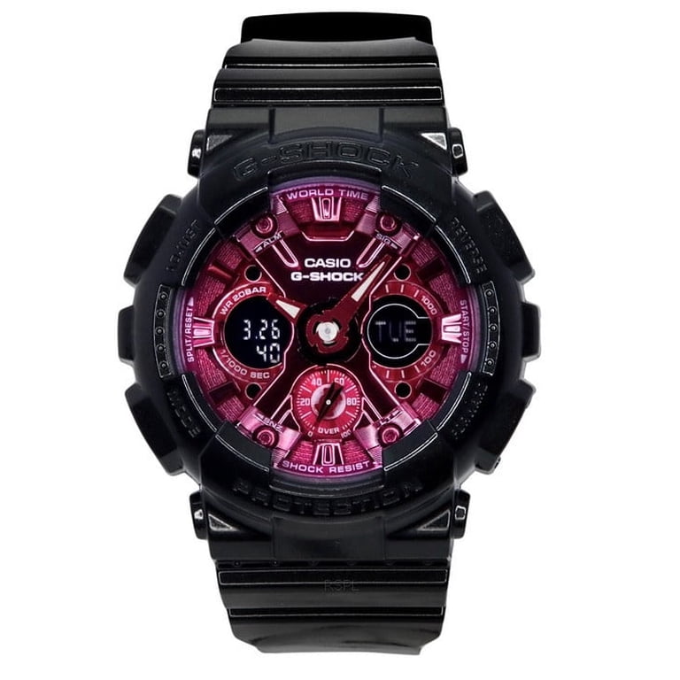 Casio, G-Shock Women's Watch, GMA-S120RB-1A, Burgundy Dial, 200M