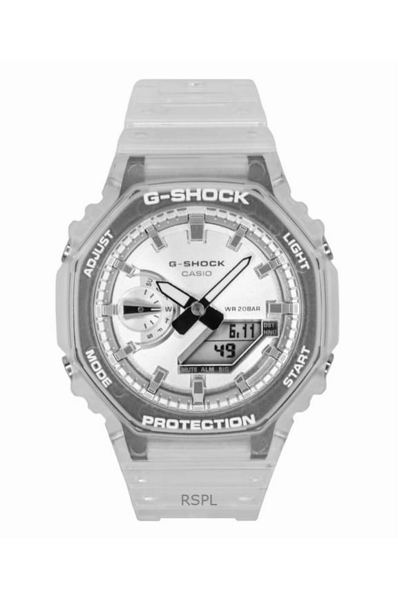 G-Shock Analog Digital Resin Strap Grey Dial Quartz GA-2100BM-7A8 200M Unisex Watch