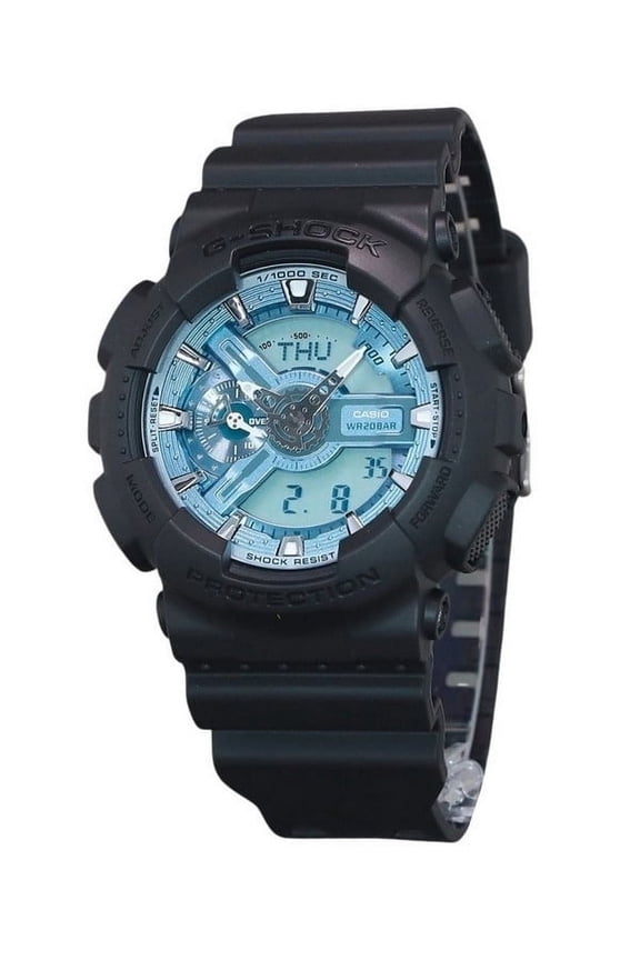 G-Shock Analog Digital Resin Strap Ocean Blue Dial Quartz GA-110CD-1A2 200M Men's Watch