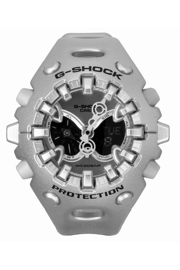 G-Shock Analog Digital Resin Strap Silver Dial Quartz GA-V01A-8A 200M Unisex Watch