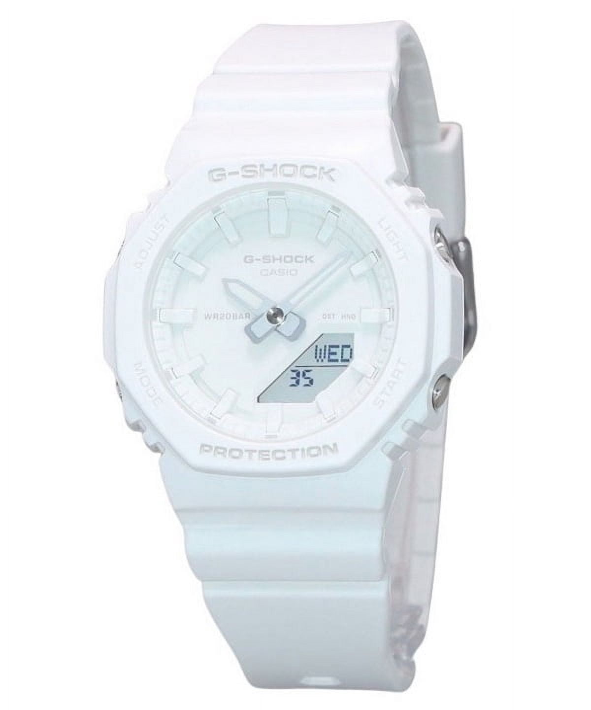 Casio G-Shock Analog Digital Resin Strap White Dial Quartz GMA