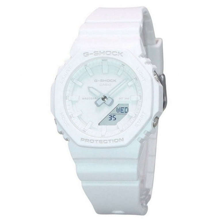 Casio G-Shock Analog Digital Resin Strap White Dial Quartz GMA
