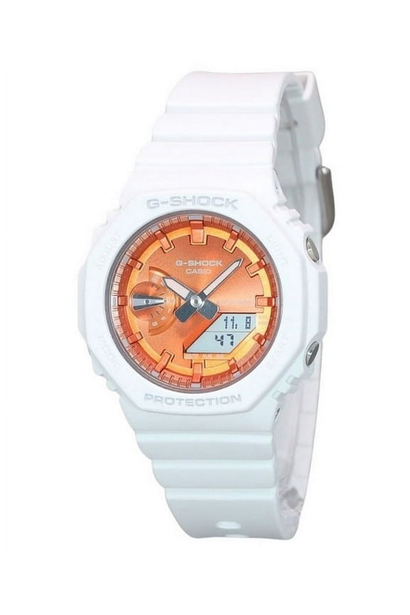 G-Shock Analog Digital Seasonal Collection 2023 Orange Dial Quartz GMA-S2100WS-7A 200M Women's Watch