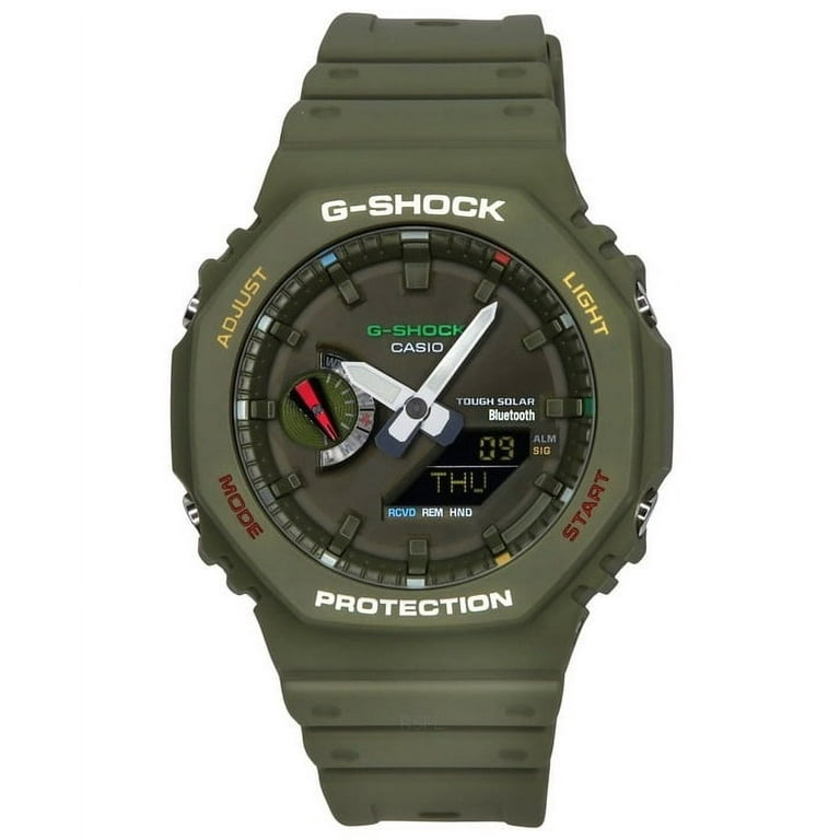 Casio G-Shock Analog Digital Smartphone Link Bluetooth Green Dial