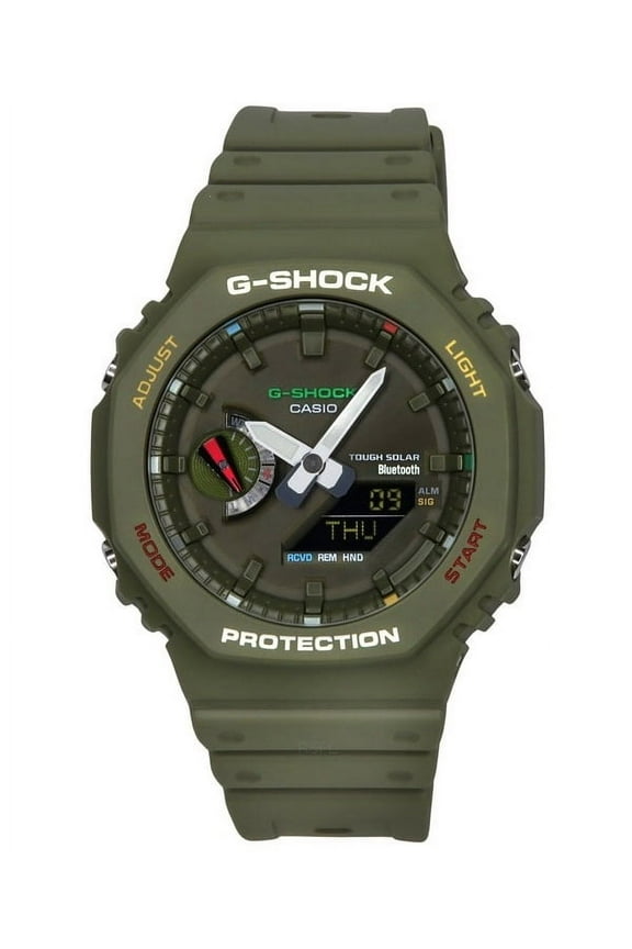 G-Shock Analog Digital Smartphone Link Bluetooth Green Dial Solar GA-B2100FC-3A 200M Men's Watch