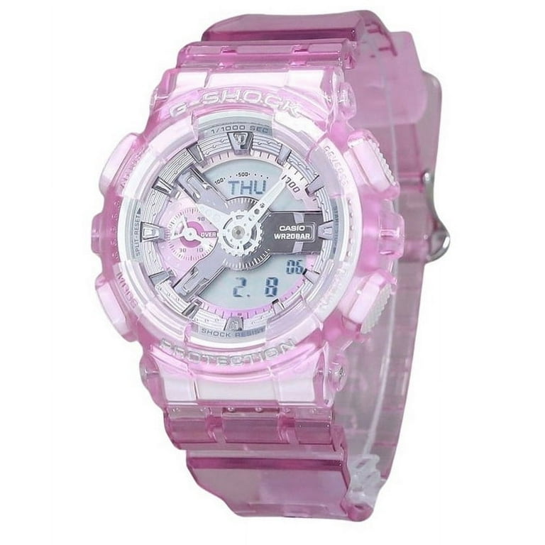 Casio G-Shock Analog Digital Virtual Worlds Translucent Pink