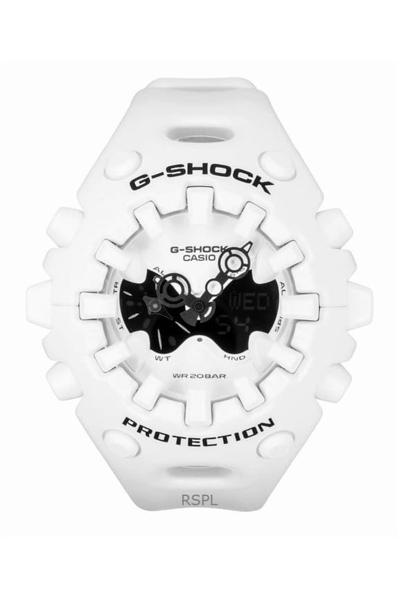 G-Shock Analog Digital White Resin Strap White Dial Quartz GA-V01-7A 200M Men's Watch