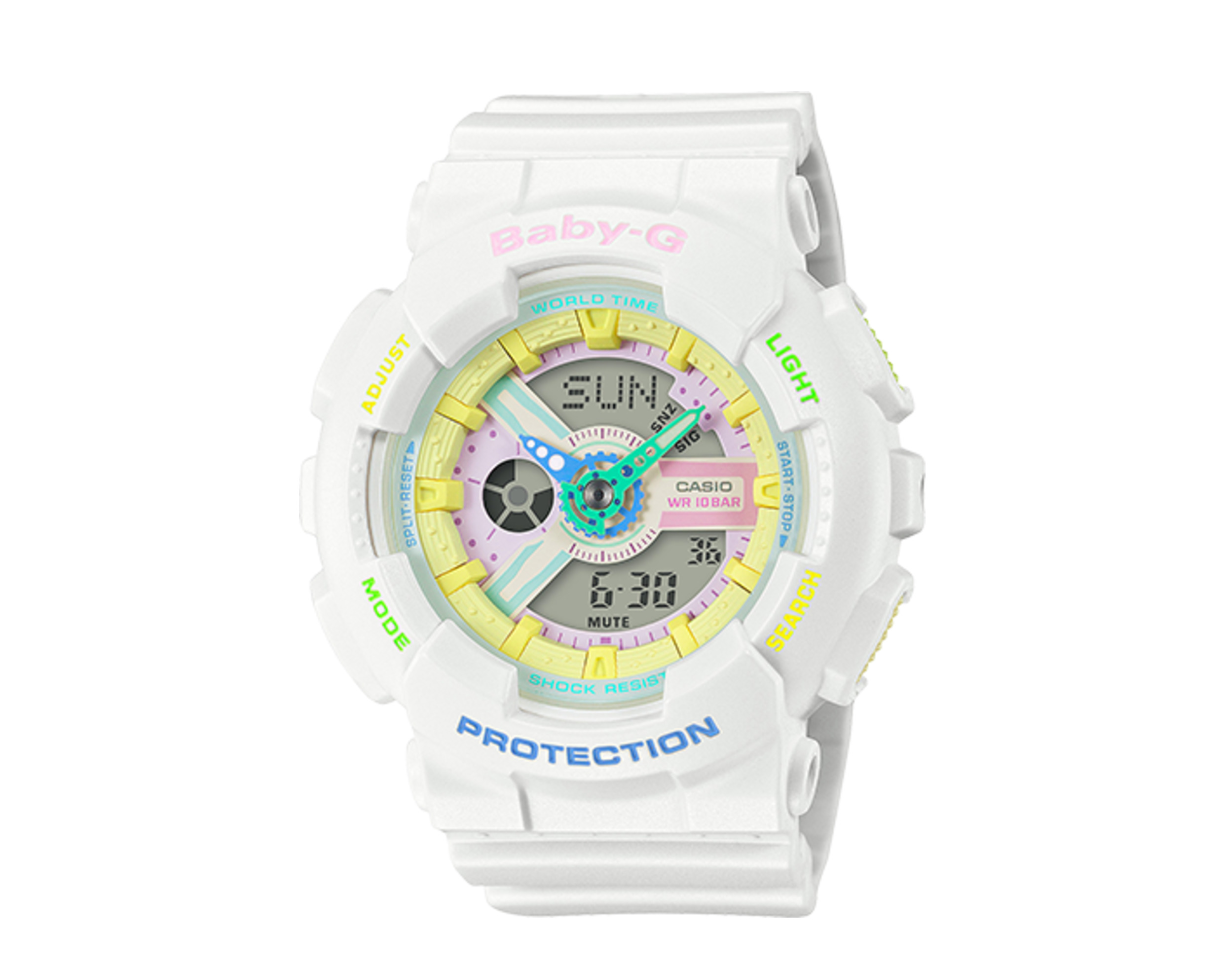 Casio G Shock Baby G BA110 Decora Analog Digital Resin Watch