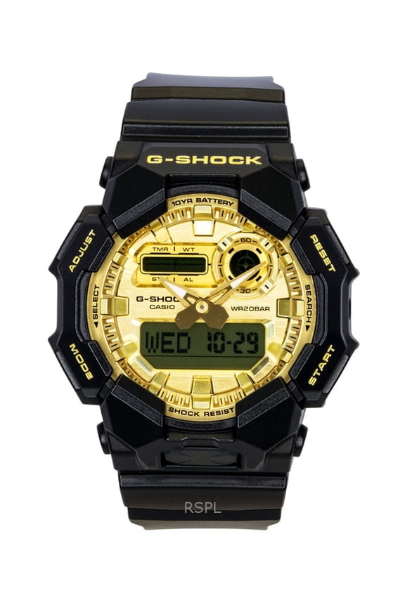 G-Shock Bio-Based Resin Strap Analog Digital Gold Dial Quartz GA-010GGB-1A9 200M Men's Watch