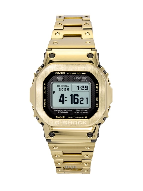 G-Shock Digital Gold Tone Full Metal Smartphone Link Solar GMW-BZ5000GD-9 200M Men's Watch