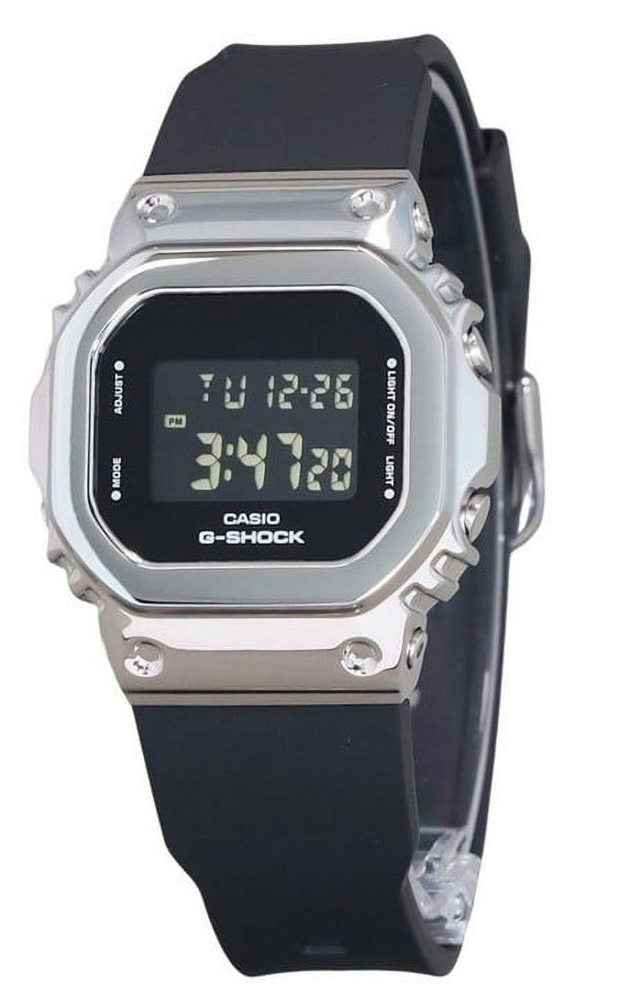Casio G-Shock Digital Metal Bezel Resin Strap Quartz GM-5600UB-1