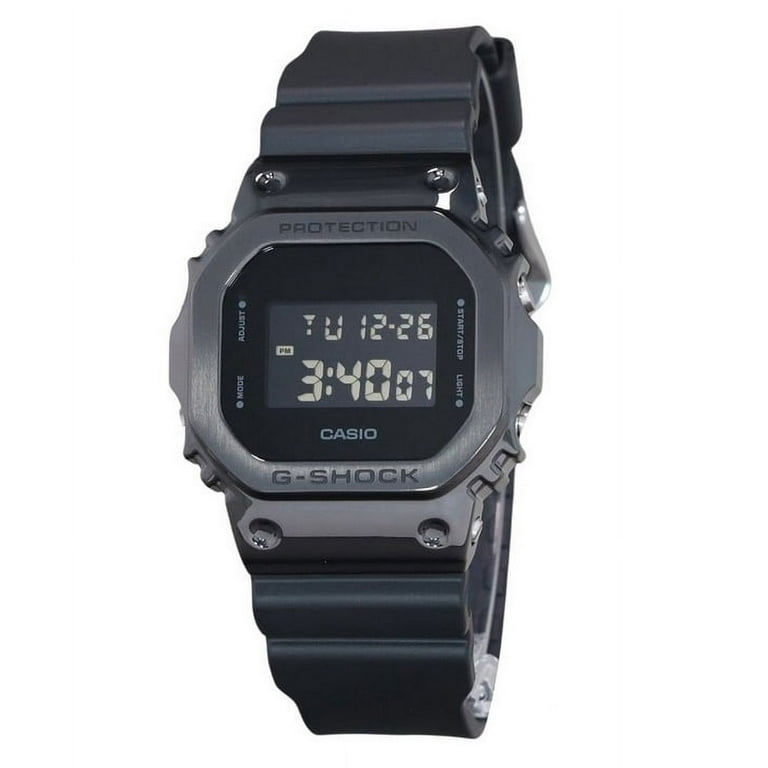 Casio G-Shock Digital Metal Bezel Resin Strap Quartz GM