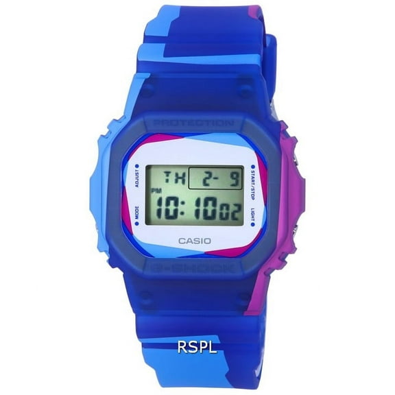Casio G-Shock Digital Quartz DWE-5600PR-2 DWE5600PR-2 200M Men's Watch With Bezel And Band Sets