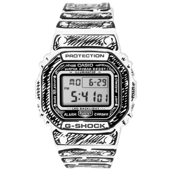 Casio G-Shock Digital Resin Strap Quartz DW-5600JV-7 200M Men's Watch