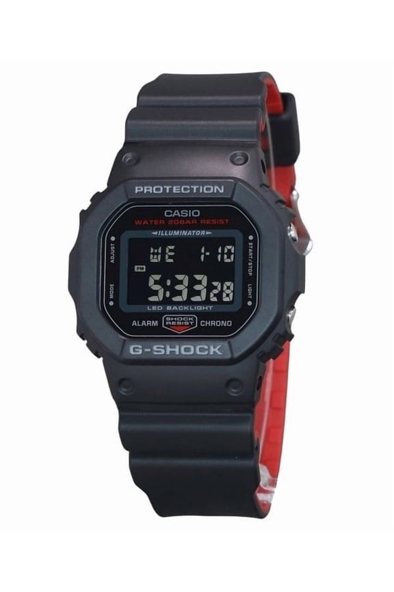 G-Shock Digital Resin Strap Quartz DW-5600UHR-1 200M Men's Watch