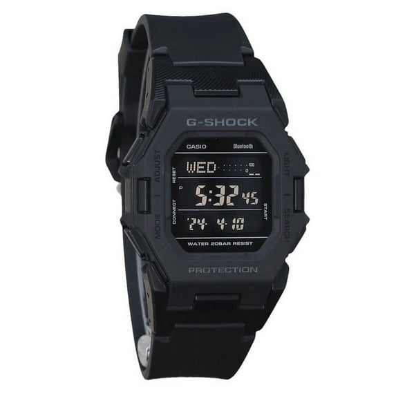 Casio G-Shock Digital Smartphone Link Black Resin Strap Quartz GD-B500-1 200M Men's Watch