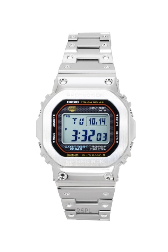 G-Shock Full Metal Digital Smartphone Link Stainless Steel Solar GMW-B5000D-1C 200M Men's Watch