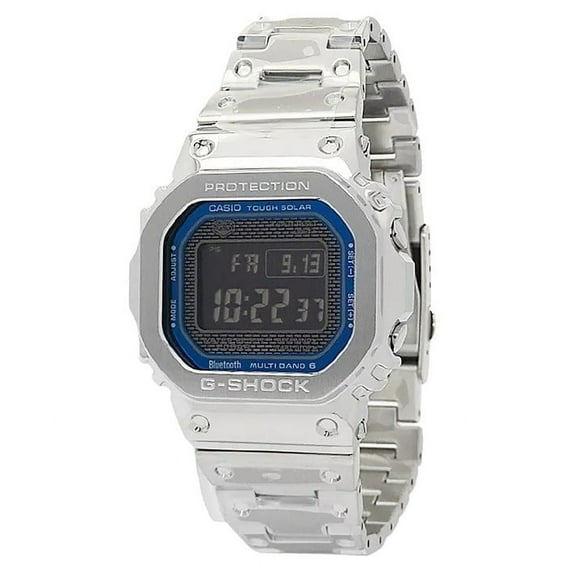 Casio G-Shock Full Metal Digital Smartphone Link Stainless Steel Tough Solar GMW-B5000D-2 200M Men's Watch