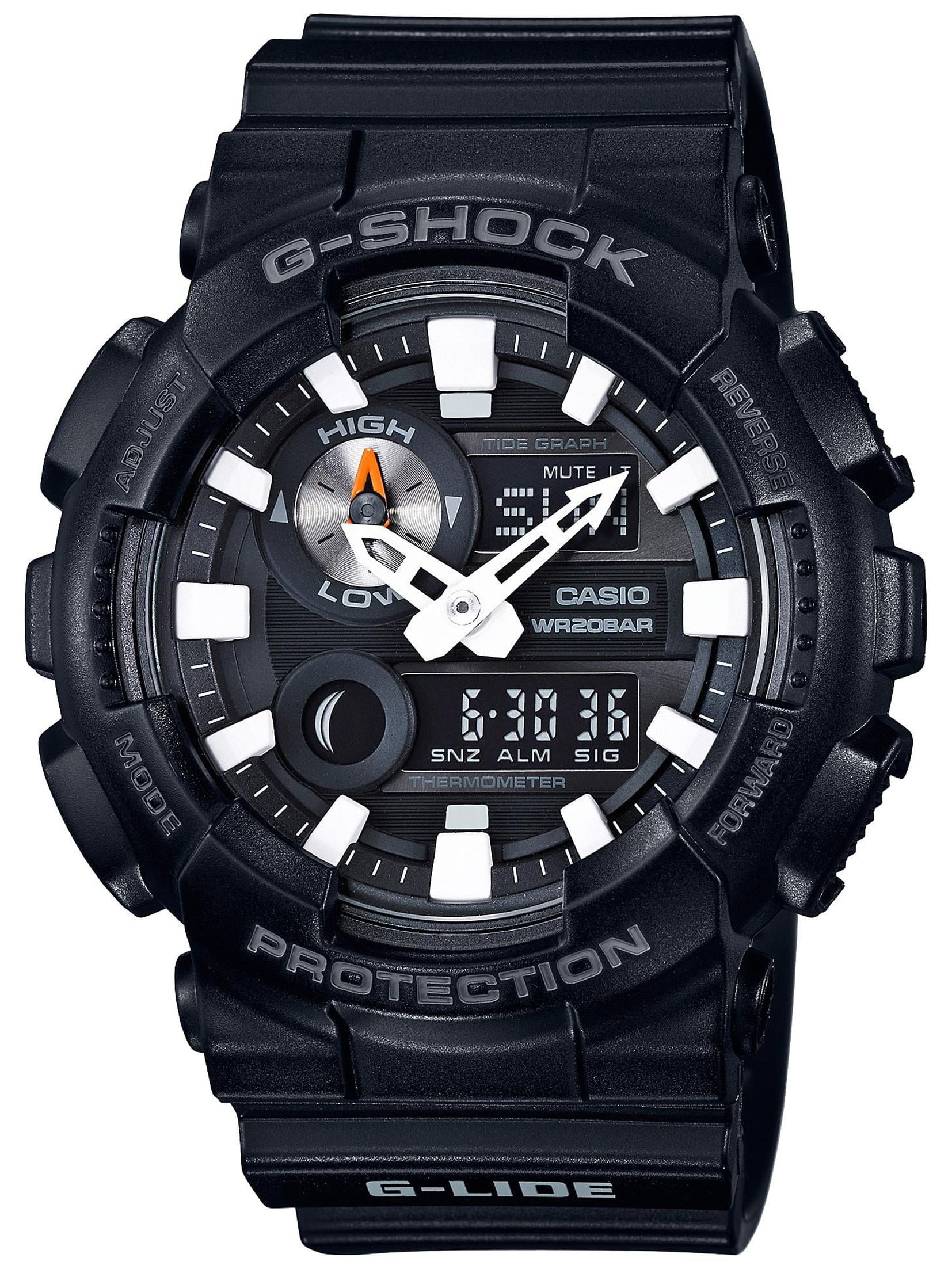 Casio G-Shock G-LIDE Analog Digital Resin Black Watch - Walmart.com