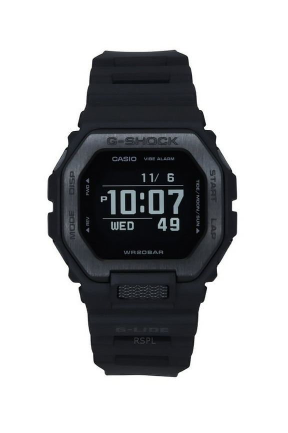 G-Shock G-Lide Digital Smartphone Link Resin Strap Quartz GBX-100NS-1 200M Mens Watch
