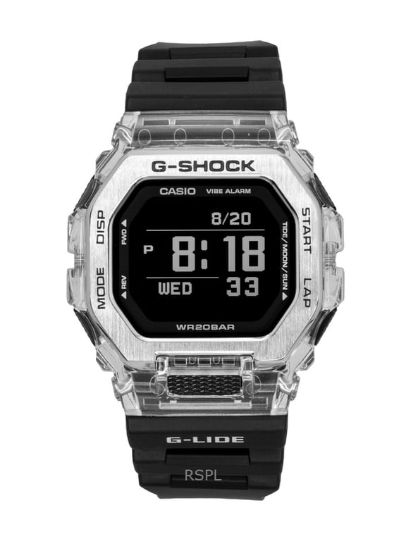 G-Shock G-Lide Digital Smartphone Link Resin Strap Quartz GBX-100S-1 200M Unisex Watch