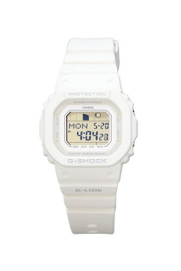 G-Shock G-Lide Digital White Bio Based Resin Strap Quartz GLX-S5600-7B 200M Women's Watch