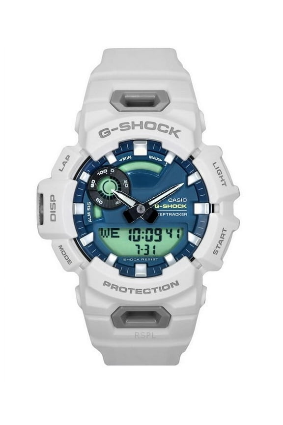 G-Shock G-Squad Analog Digital Smartphone Link Bio-Based Resin Strap Blue Dial Quartz GBA-900CB-7A 200M Men's Watch
