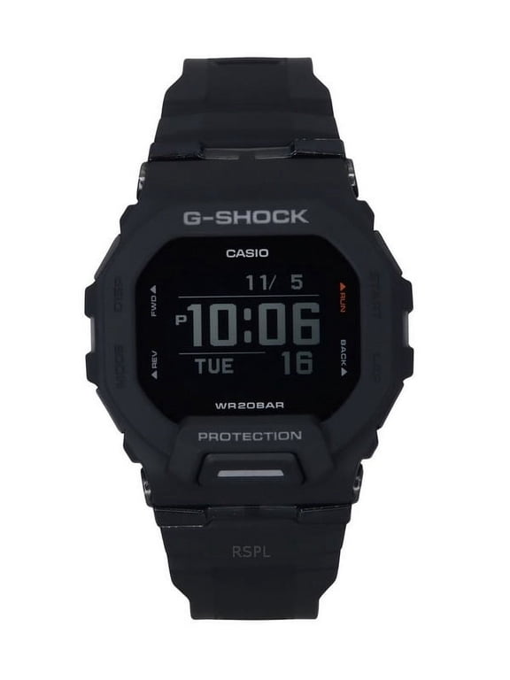 G-Shock G-Squad Digital Smartphone Link Black Resin Strap Quartz GBD-200-1 200M Men's Watch