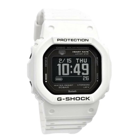 Casio G-Shock G-Squad Digital Smartphone Link Bluetooth Bio Based Resin Solar DW-H5600-7 200M Men's Watch