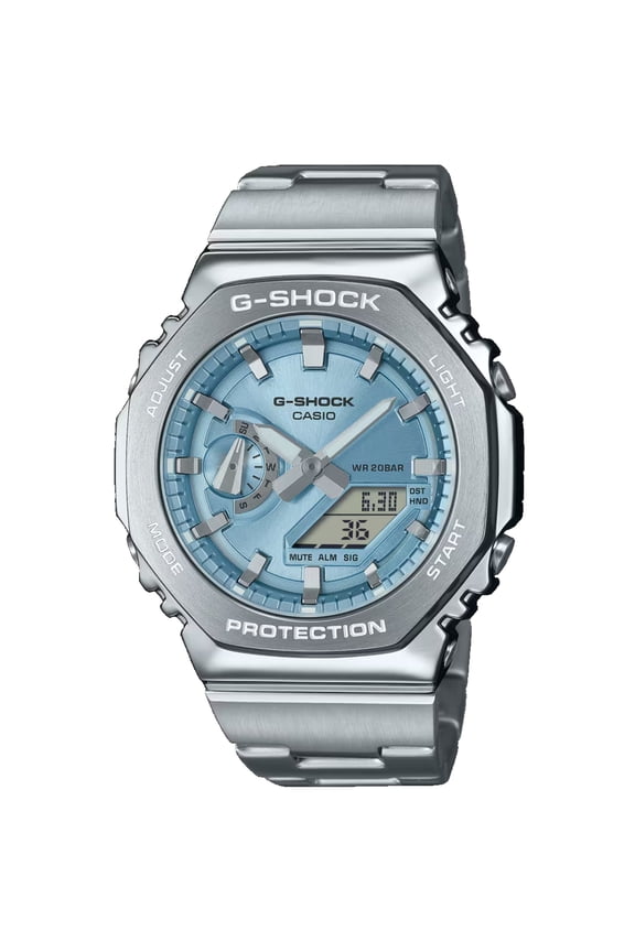 Men's G-Shock G-Steel 2100 Series Blue Dial Watch - GM2110D-2A