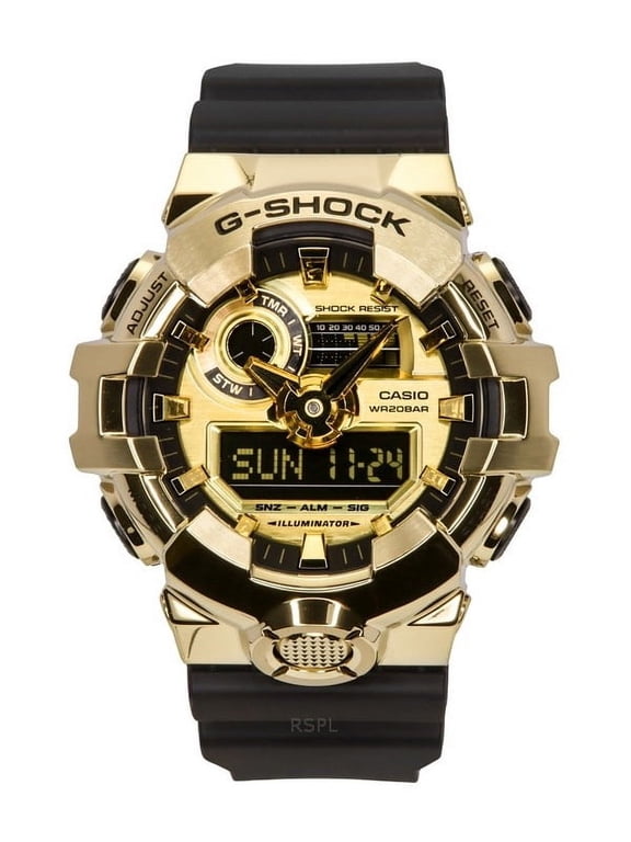 G-Shock G-Steel Analog Digital Resin Strap Gold Dial Quartz GM-700G-9A 200M Men's Watch