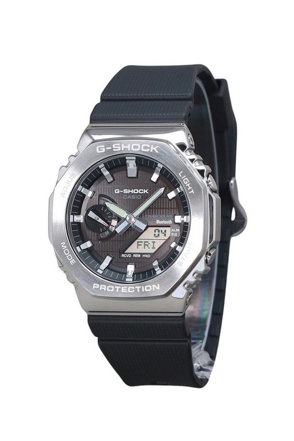 G-Shock G-Steel Analog Digital Smartphone Link Bio Based Resin Strap Black Dial Tough Solar GBM-2100-1A 200M Men's Watch