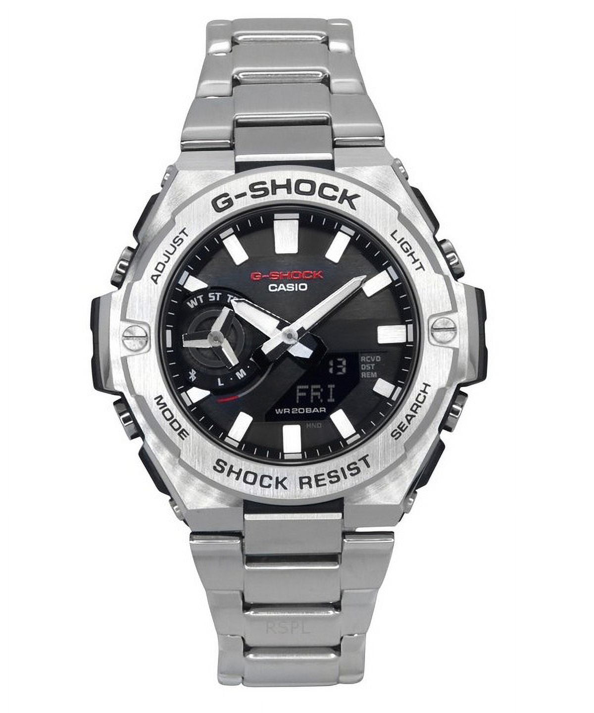 CASIO G-Shock G-Steel Analog Digital Smartphone Link Black Dial Solar GST-B500D-1A 200M Men's Watch