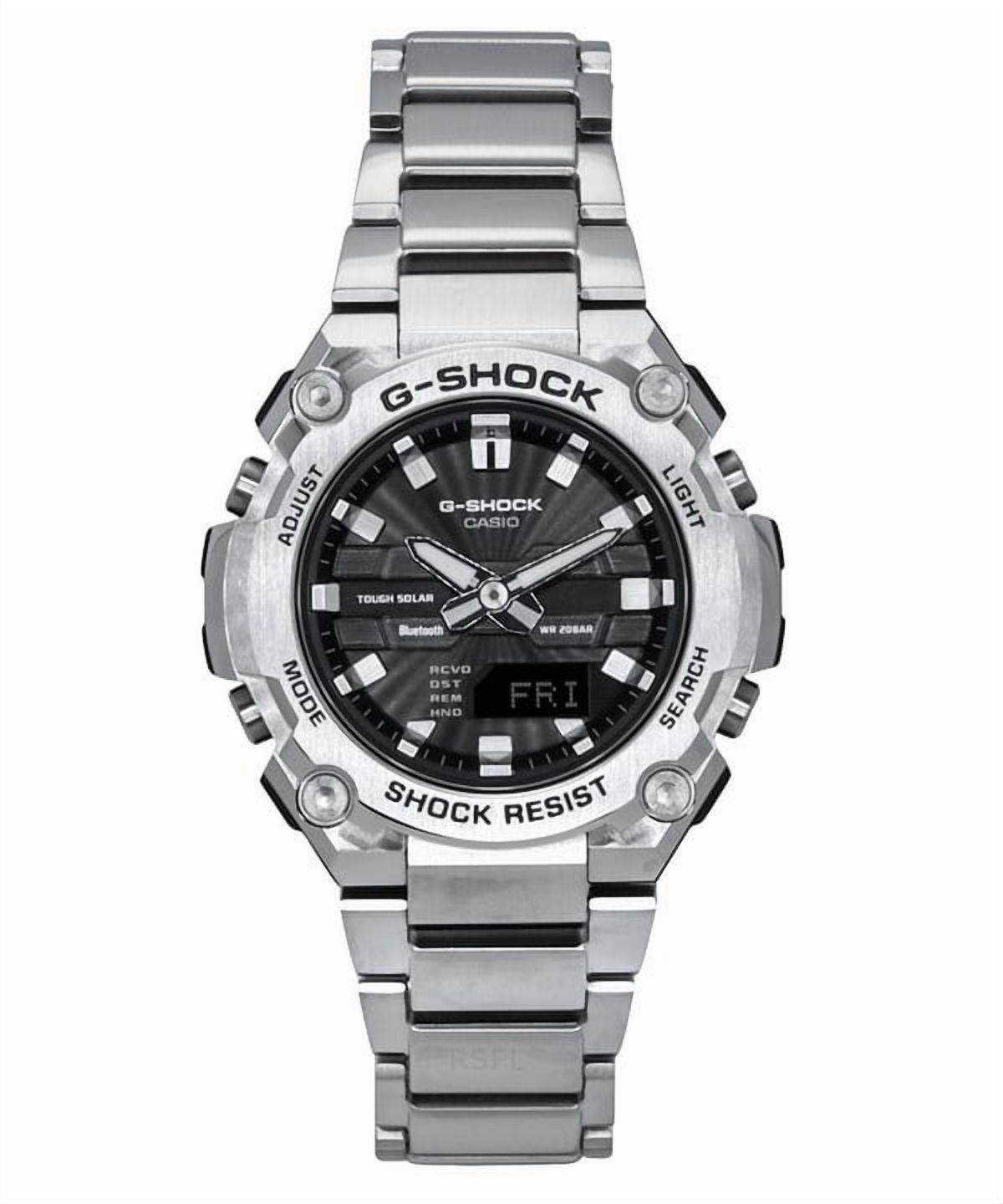 Casio G-Shock G-Steel Analog Digital Smartphone Link Black Dial