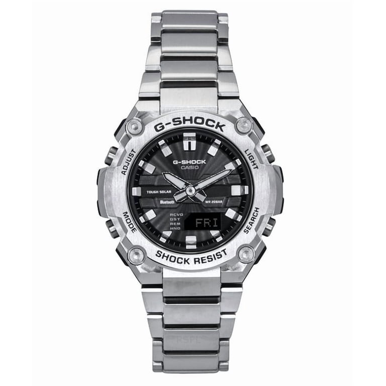 Casio G-Shock G-Steel Analog Digital Smartphone Link Black Dial