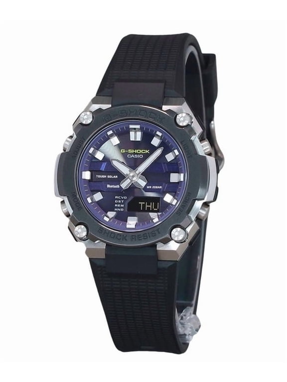G-Shock G-Steel Analog Digital Smartphone Link Bluetooth Blue Dial Solar GST-B600A-1A6 200M Men's Watch