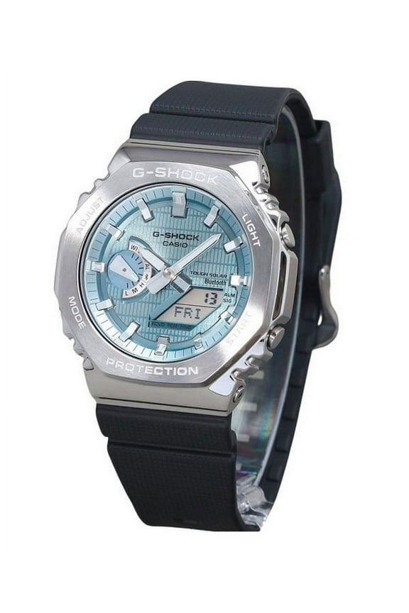 G-Shock G-Steel Analog Digital Smartphone Link Ice Blue Dial Tough Solar GBM-2100A-1A2 200M Men's Watch