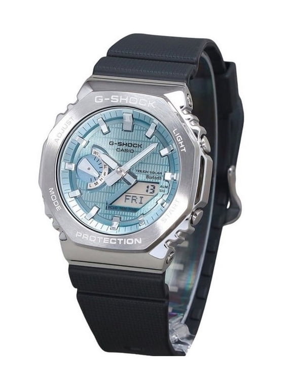 G-Shock G-Steel Analog Digital Smartphone Link Ice Blue Dial Tough Solar GBM-2100A-1A2 200M Men's Watch