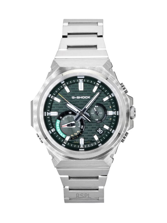 G-Shock G-Steel Analog Smartphone Link Stainless Steel Green Dial Solar GST-B1000D-3A 200M Men's Watch