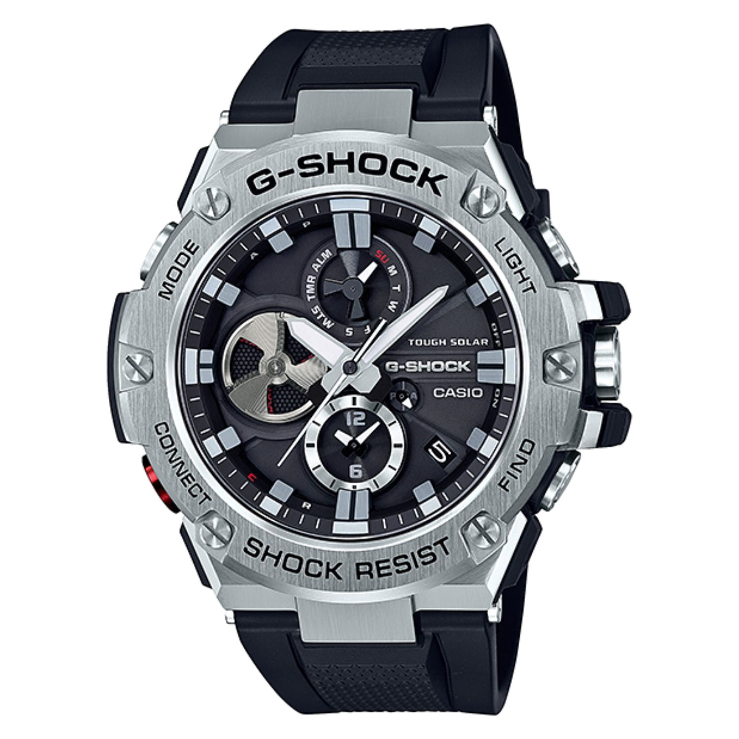 Casio Men's G-steel Blue Dial Watch - GST-B100-1A
