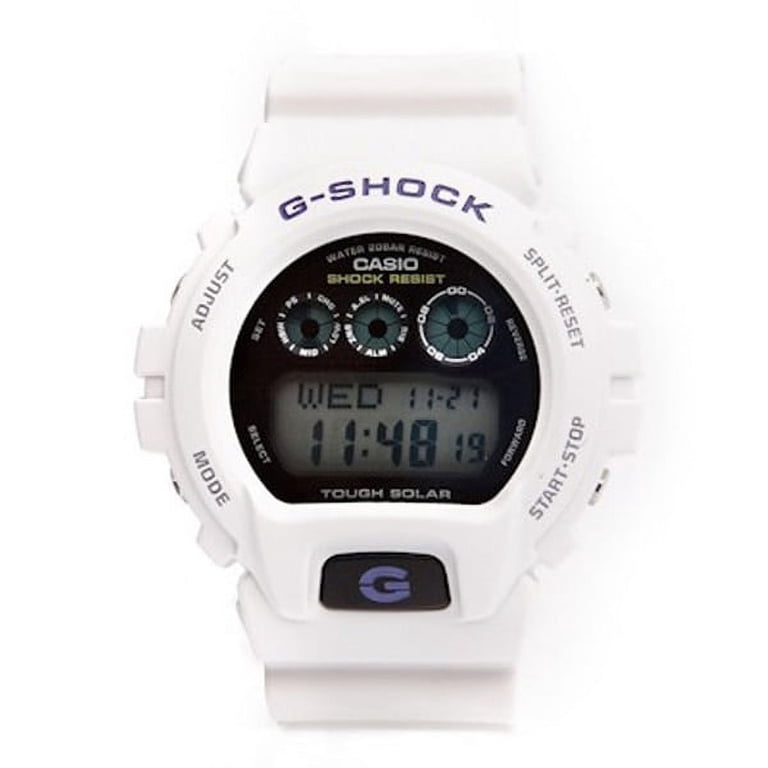 Casio G Shock G6900a-7 Watch Solar Power White - Walmart.com