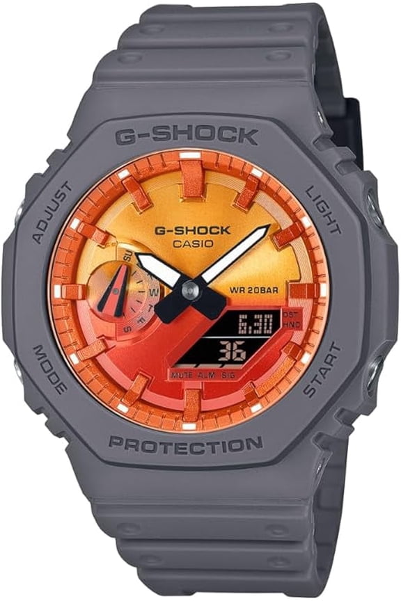 G-Shock GA-2100FL-8A Analog-Digital Multicolor Dial Bio-Based Resin Strap Mens Watch
